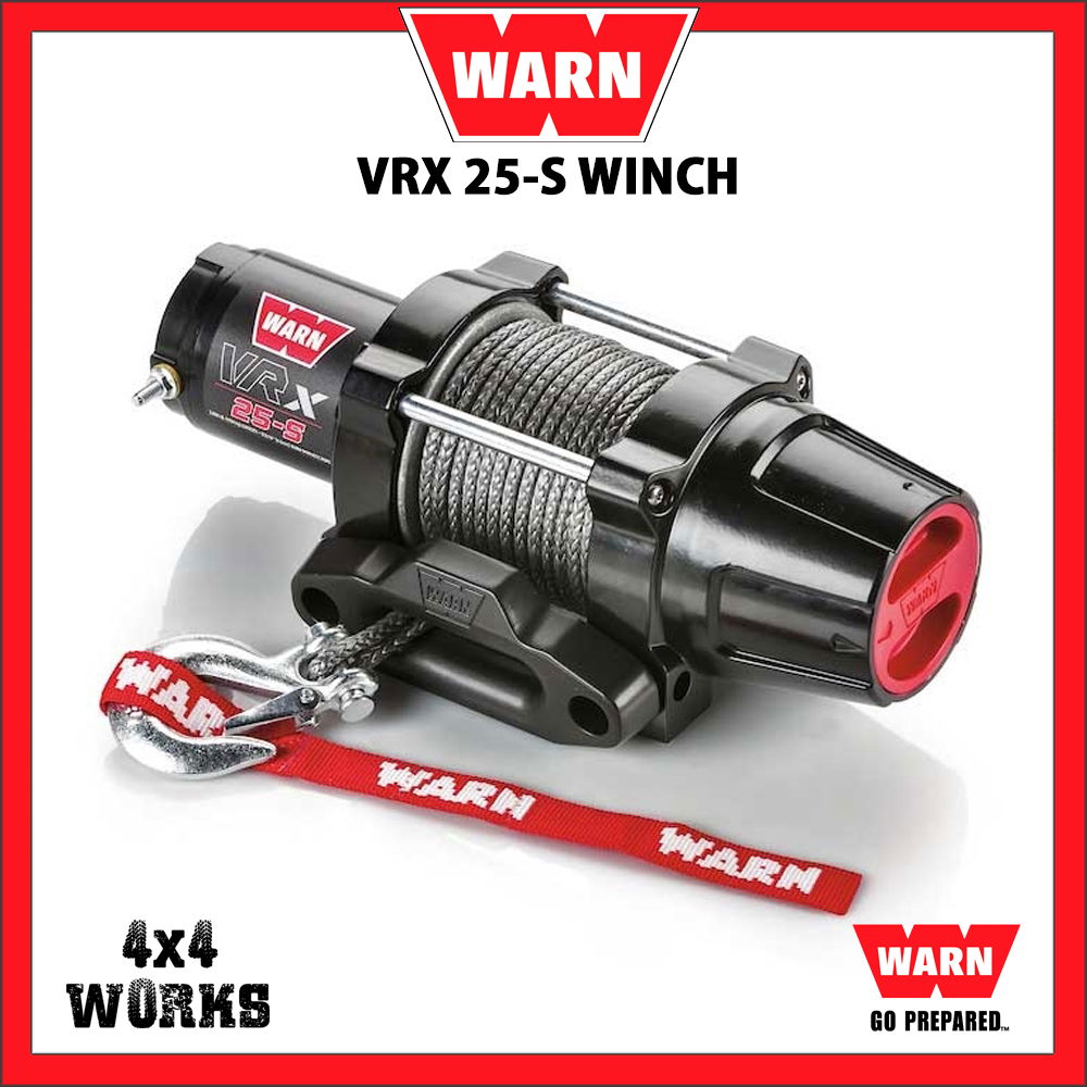 Warn Vrx S Powersports Lb Electric Winch Kit With Synthetic