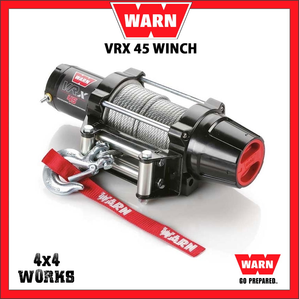 Warn Vrx Powersports Lb Electric Winch Kit With Steel Rope