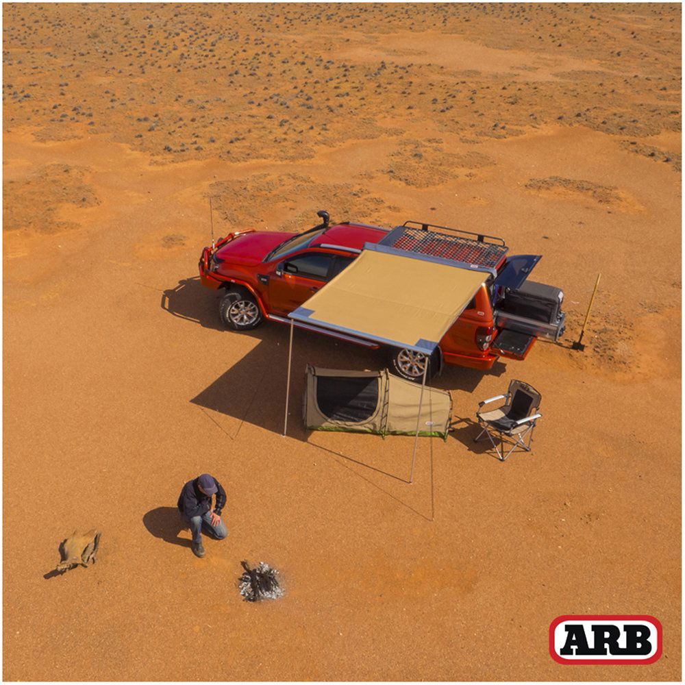 ARB steel roof rack, black with fitting kit