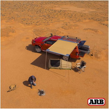 ARB steel roof rack, black with fitting kit