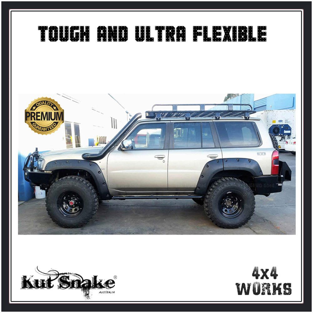 Kut Snake Wheel Arches Nissan Patrol Y61 GU GR LWB 5 Door 2004-on Wide ...