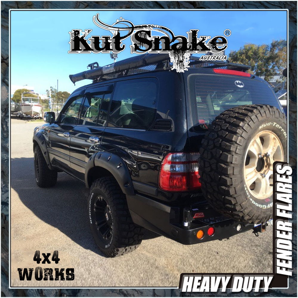 Kut Snake Wheel Arches Toyota Land Cruiser 100 Series Amazon 1998-07 ...