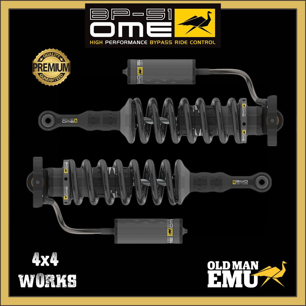 Old Man Emu OME BP-51 Bypass Shock Absorbers Toyota Land Cruiser 