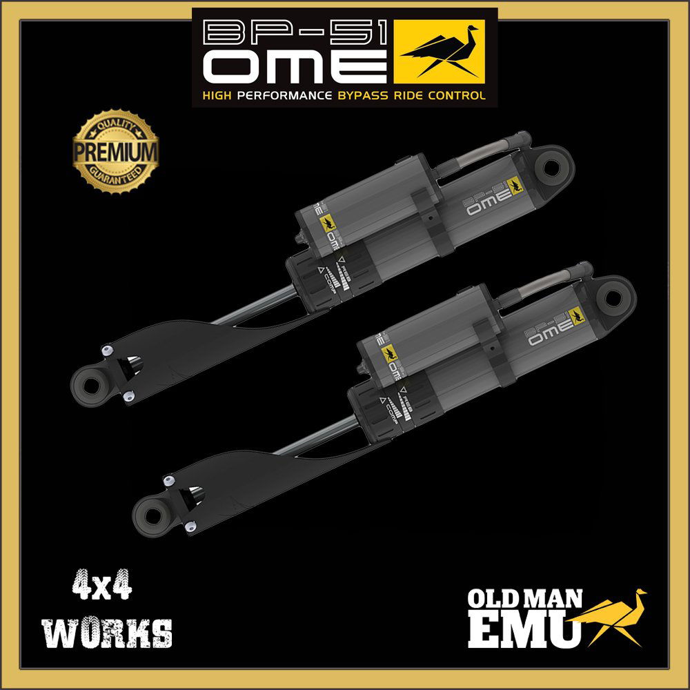 Old Man Emu BP-51 remote reservoir adjustable damper, pair