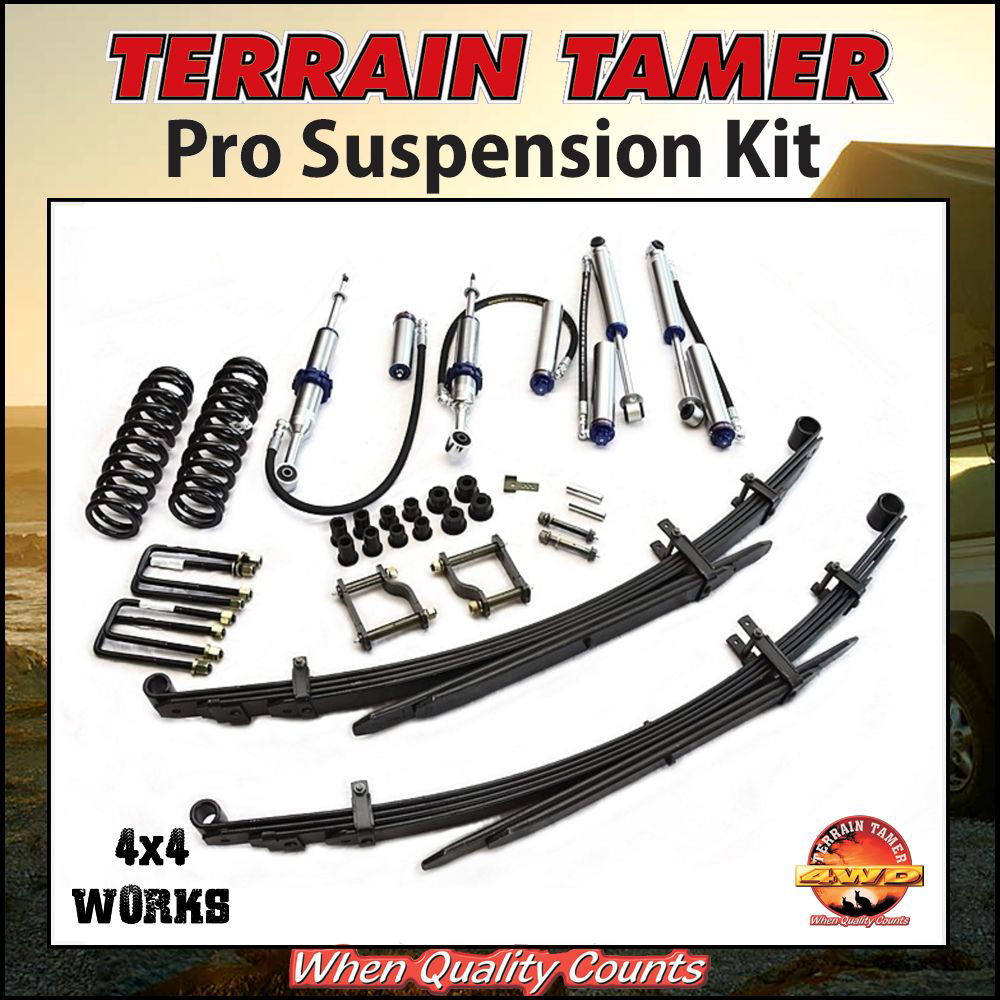 Terrain Tamer Suspension Pro Kit Mitsubishi L200 Series 5 And 6 Mq Mr 2015 21 With Optional