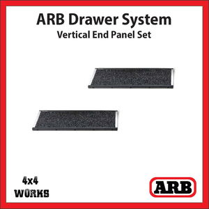 ARB load bed storage drawer system, grey carpet