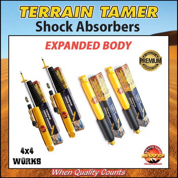 Terrain Tamer TGS Expanded Body Shock Absorbers Suzuki SJ410 SJ413 Samurai 1981-04