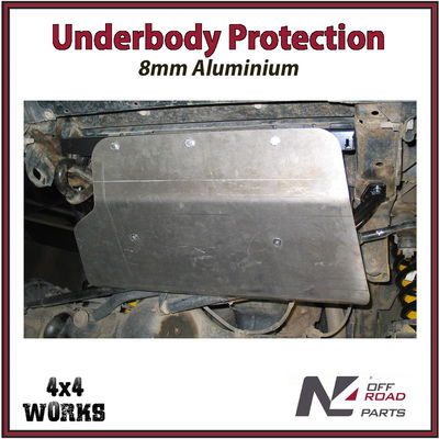 Skid plate guard for 4x4 underbody protection