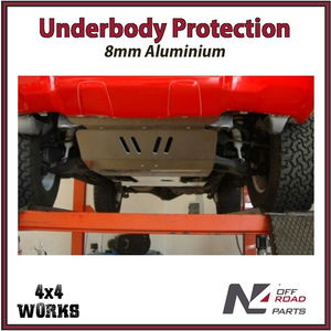 Skid plate guard for 4x4 underbody protection