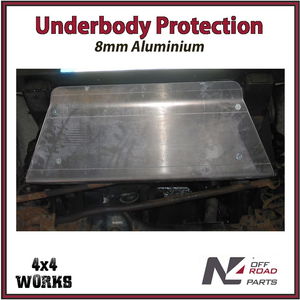 Skid plate guard for 4x4 underbody protection