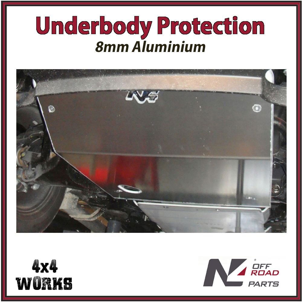 Skid plate guard for 4x4 underbody protection
