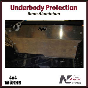 Skid plate guard for 4x4 underbody protection