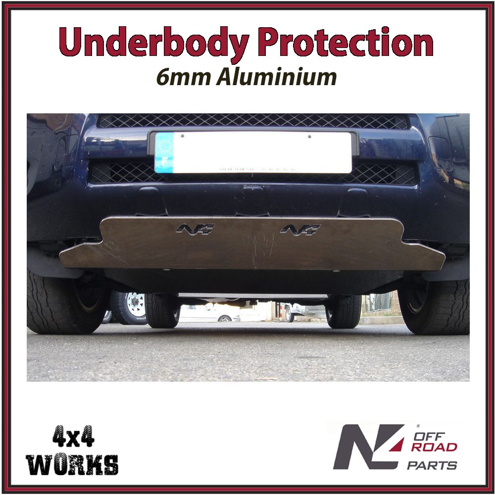 N4 Skid Plate Underbody Protection Toyota RAV4 2006-10 6mm Front Bash ...