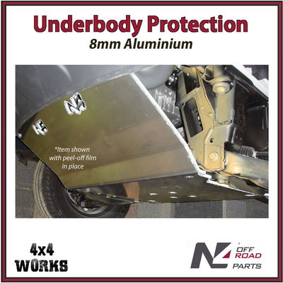 Skid plate guard for 4x4 underbody protection