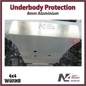 Skid plate guard for 4x4 underbody protection