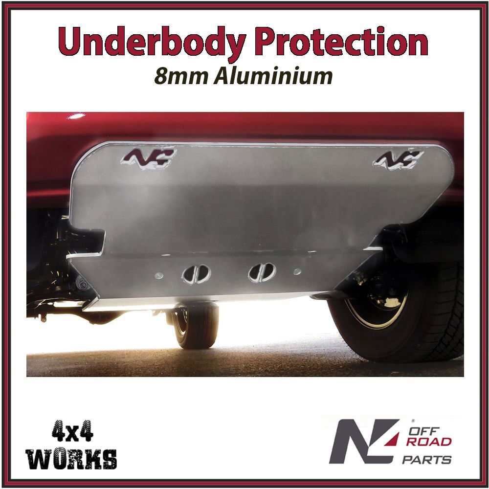 Skid plate guard for 4x4 underbody protection