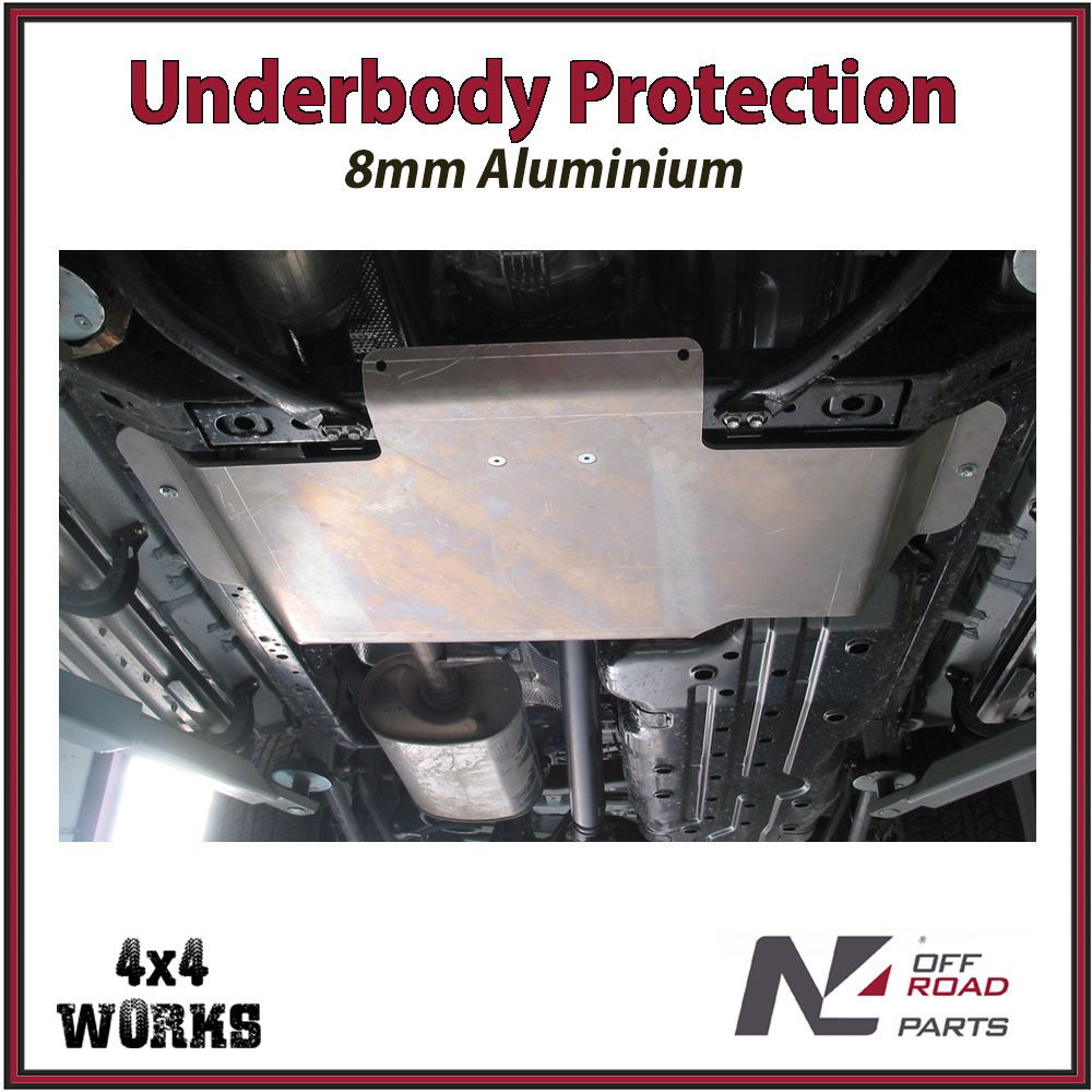 Skid plate guard for 4x4 underbody protection
