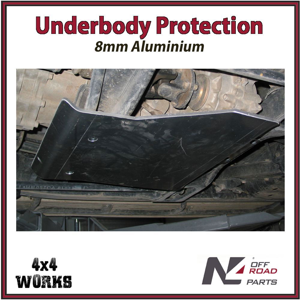 Skid plate guard for 4x4 underbody protection