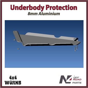 Skid plate guard for 4x4 underbody protection