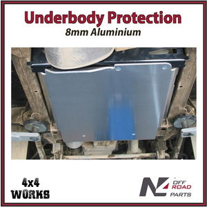 Skid plate guard for 4x4 underbody protection