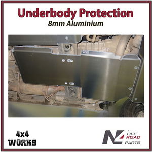 Skid plate guard for 4x4 underbody protection