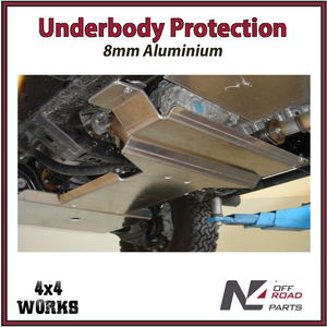 Skid plate guard for 4x4 underbody protection