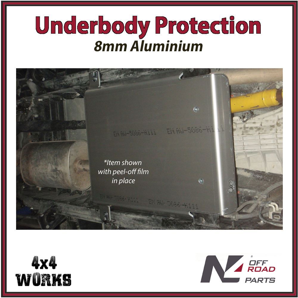 Skid plate guard for 4x4 underbody protection