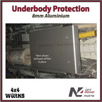 Skid plate guard for 4x4 underbody protection