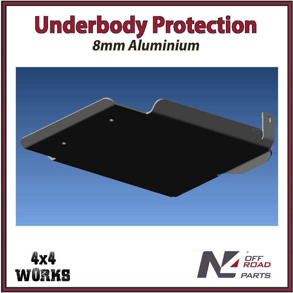 Skid plate guard for 4x4 underbody protection