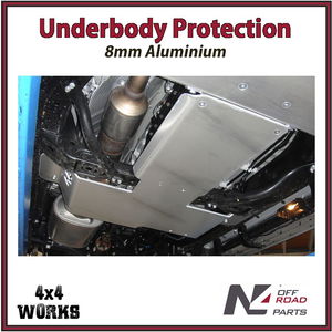 Skid plate guard for 4x4 underbody protection