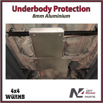 Skid plate guard for 4x4 underbody protection