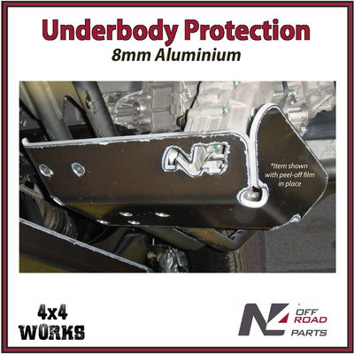 Skid plate guard for 4x4 underbody protection