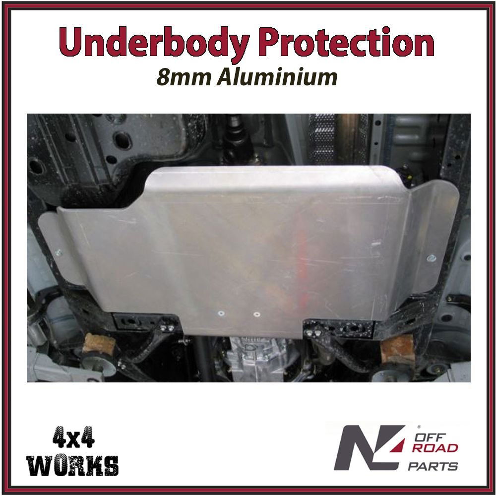 Skid plate guard for 4x4 underbody protection