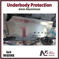 Skid plate guard for 4x4 underbody protection