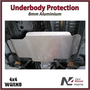 Skid plate guard for 4x4 underbody protection