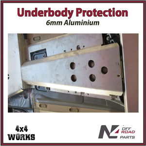 Skid plate guard for 4x4 underbody protection