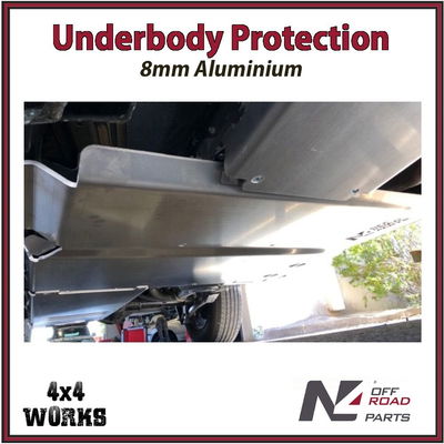 Skid plate guard for 4x4 underbody protection