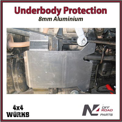 Skid plate guard for 4x4 underbody protection