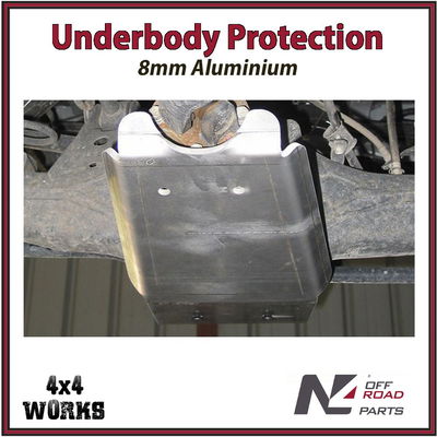Skid plate guard for 4x4 underbody protection