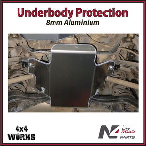 Skid plate guard for 4x4 underbody protection