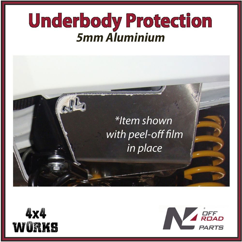 Skid plate guard for 4x4 underbody protection
