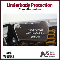 Skid plate guard for 4x4 underbody protection