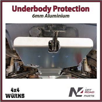 Skid plate guard for 4x4 underbody protection