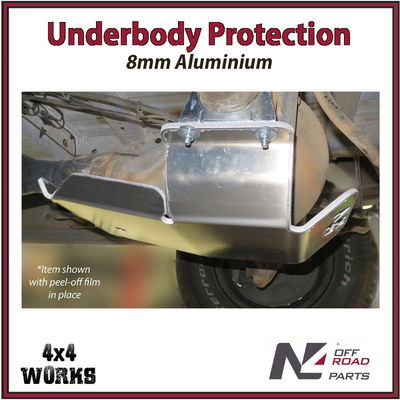 Skid plate guard for 4x4 underbody protection