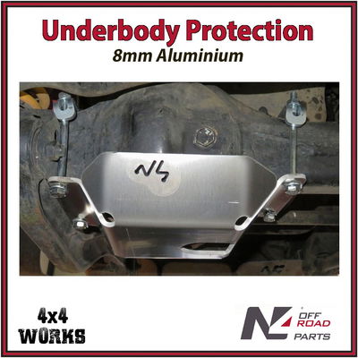 Skid plate guard for 4x4 underbody protection