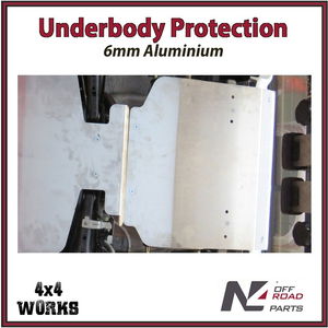 Skid plate guard for 4x4 underbody protection