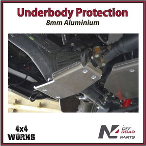 Skid plate guard for 4x4 underbody protection