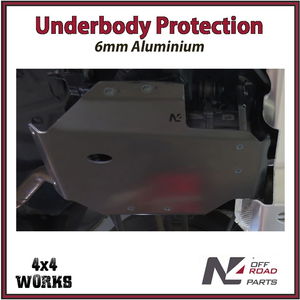 Skid plate guard for 4x4 underbody protection