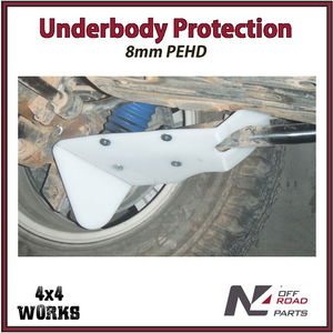 Skid plate guard for 4x4 underbody protection