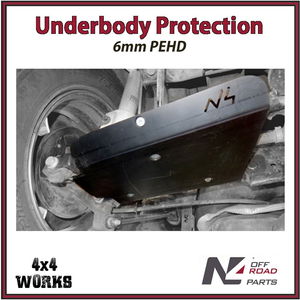 Skid plate guard for 4x4 underbody protection